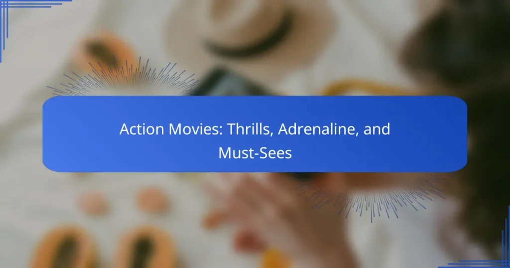 Action Movies: Thrills, Adrenaline, and Must-Sees