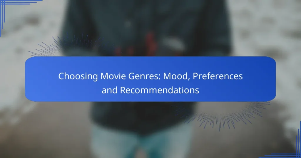 Choosing Movie Genres: Mood, Preferences and Recommendations